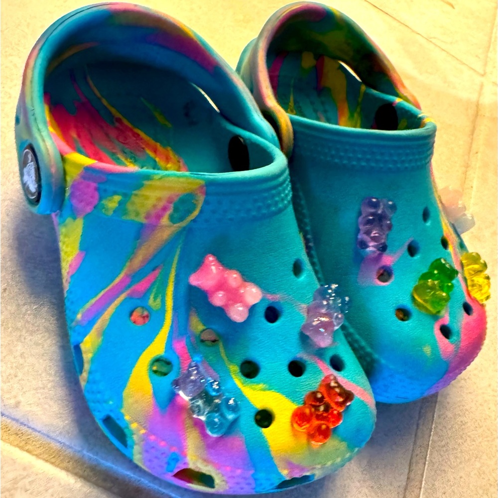 Kids Marble Crocs